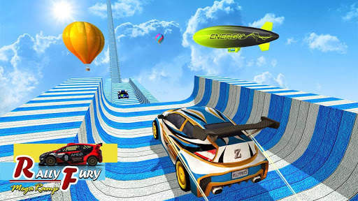 Mega Ramp Rally Fury Car Racing Stunts Tricky Test screenshot 5