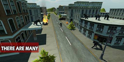 Angry Gorilla City Attack Mission screenshot 3