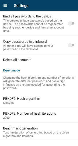 Easy Password Generator screenshot 1