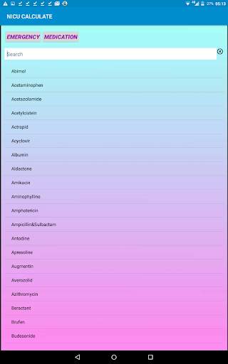 NICU Drug dosage calculator: t screenshot 2