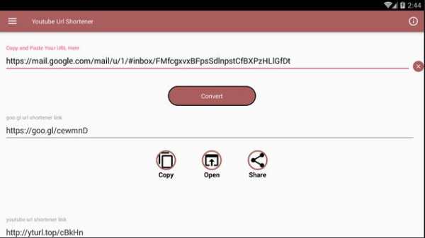 Youtube URL Shortener - Google - Goo.gl and custom screenshot 7