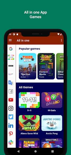 All in One| Save 75% Space| Game| Social| News. screenshot 2