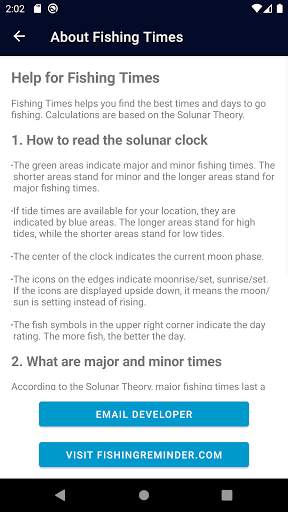 Fishing Times Free screenshot 8