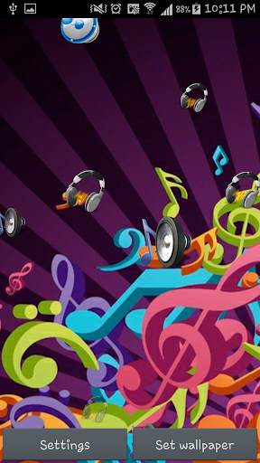 Music Live wallpaper screenshot 5