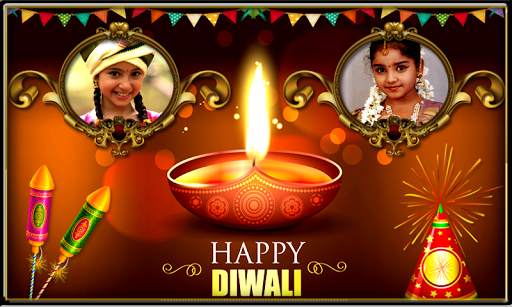 Diwali Photo Frames Dual 2 تصوير الشاشة
