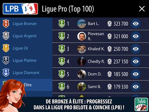 Belote & Coinche Multijoueur screenshot 13