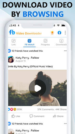 Video Downloader For FB screenshot 3