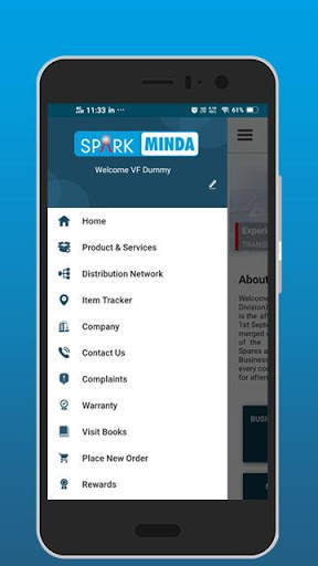 SPARK MINDA AFTERMARKET MOBILE APP screenshot 3