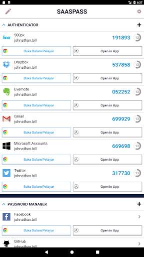 SAASPASS | Pengesah 2FA screenshot 13