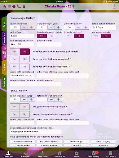 Mobile Midwife EHR Client Port screenshot 13