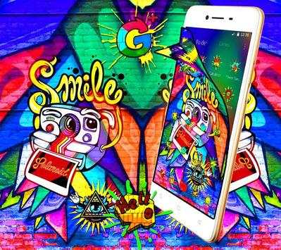 Graffiti Colorful Launcher Theme🎨 screenshot 1