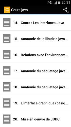 Cours java screenshot 2