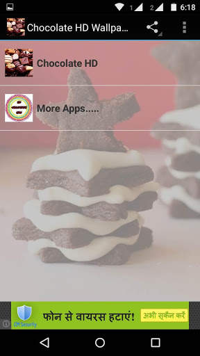 Chocolate HD Wallpaper screenshot 1