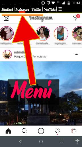Todas las redes sociales en una sola screenshot 2