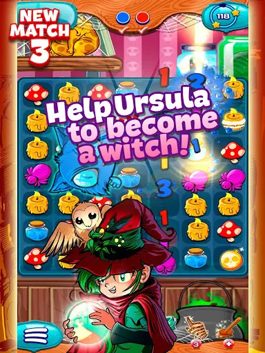 The Apprentice Witch - Puzzle Match 3 Game screenshot 12