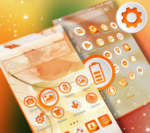 Feather Light Launcher Theme screenshot 4
