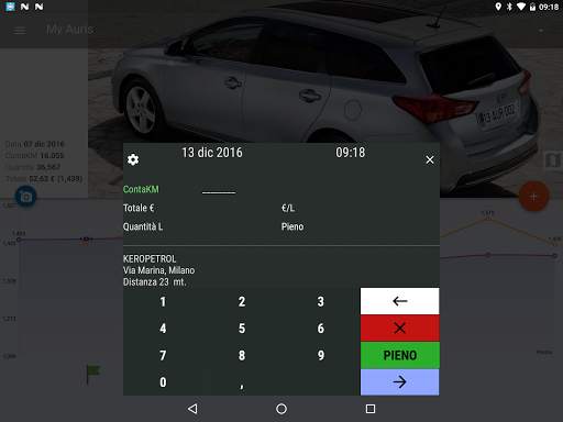 IlPieno2: Manutenzione auto & Prezzi carburante screenshot 20