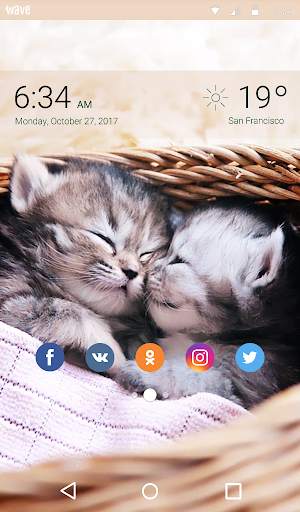 Cute Kittens Animated Keyboard   Live Wallpaper screenshot 6