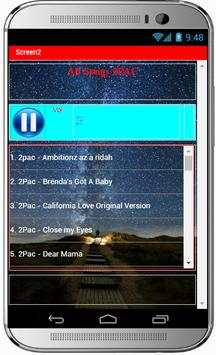 All Songs 2PAC screenshot 2