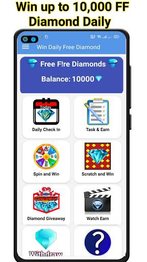 Win Free Diamonds Fire💎 screenshot 1