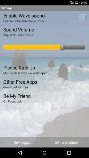 Beach My Wave Live Wallpaper screenshot 4