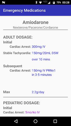 Emergency Medication Reference screenshot 2