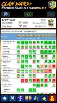 Clan Wars  Premium Stats for Clash Royale screenshot 2