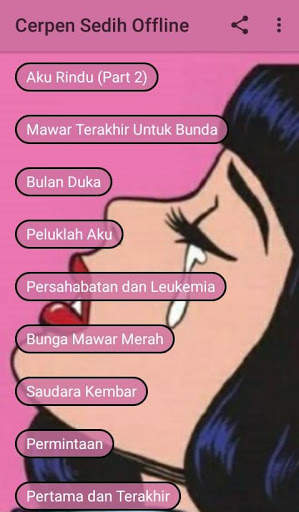 Cerpen Sedih Offline screenshot 3