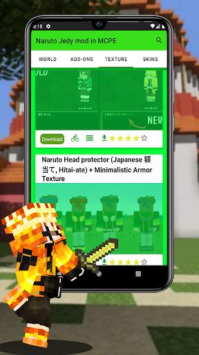 Naruto Jedy mod in MCPE screenshot 3