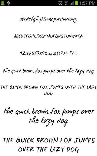 Pencil Fonts 5 تصوير الشاشة