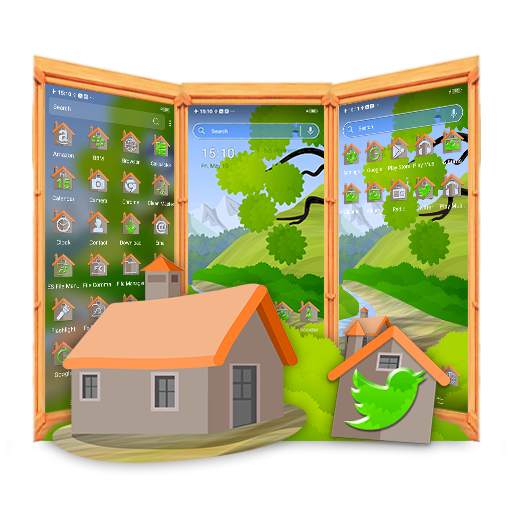 Nature Green House Launcher Theme 1.0.1