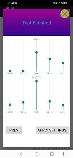 Crisp Sound - Software Hearing Aid screenshot 2