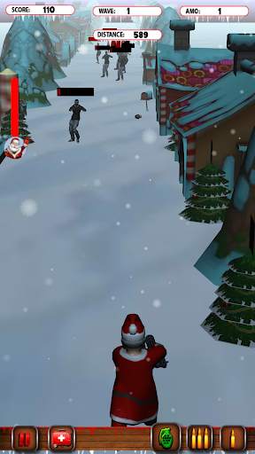 santa vs zombie: hari Natal screenshot 8