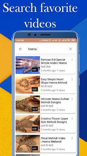 Mehndi Designs Video - Step by step video guide screenshot 4