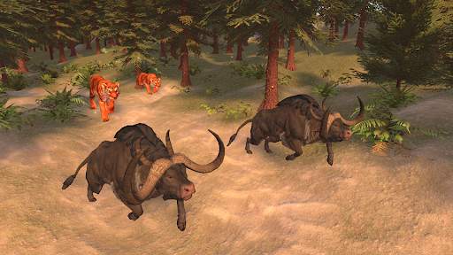 Angry Bull Attack Wild Hunt 3d screenshot 1