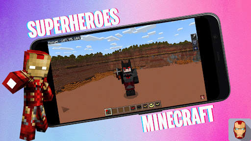 Superheroes in Minecraft PE screenshot 6
