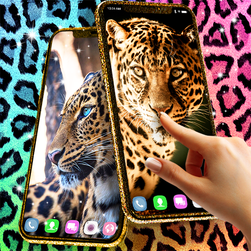Cheetah leopard live wallpaper icon