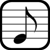 Music Staff Draw Note أيقونة
