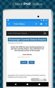 Indian Railway Train Status screenshot 6