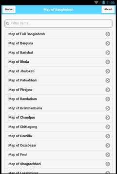 Map of Bangladesh screenshot 4