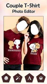 Couple T-Shirt Photo Editor screenshot 1