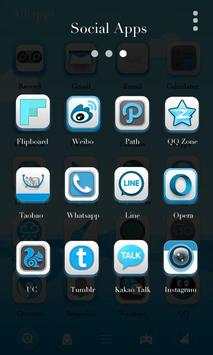 Azure Go Launcher Theme screenshot 3
