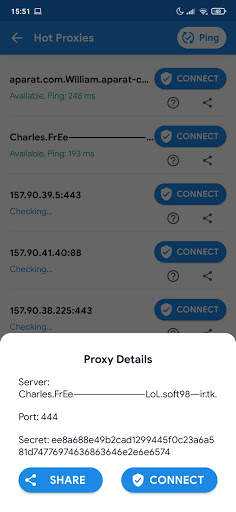 Telegram proxy vpn screenshot 4