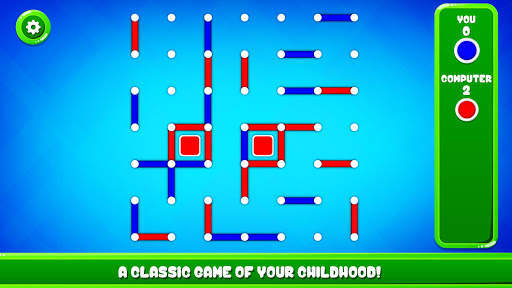 Dots and Boxes Squares Strategy Game screenshot 1