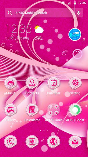 Pink lite flower theme & HD wallpapers screenshot 1