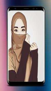 Muslimah Cartoon Wallpaper - blessings screenshot 1