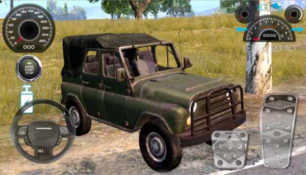 Old Uaz Jeep Driving Simulator screenshot 1