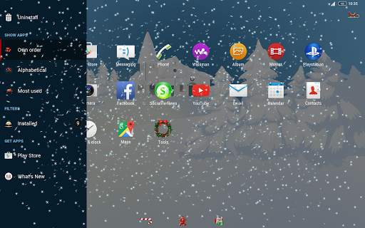 Silent Christmas Night Theme screenshot 10