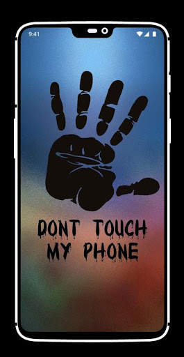 Don't Touch My Phone Wallpaper screenshot 2