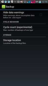 Backup Contact/Sms/Call Logs screenshot 9